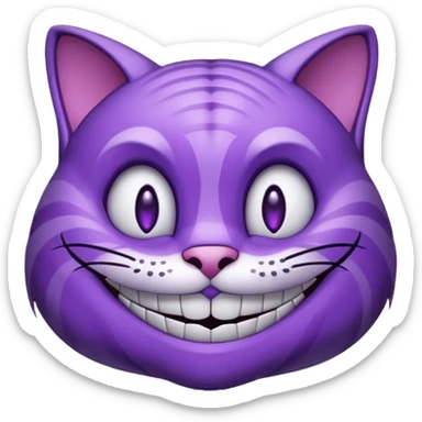 Cheshire Cat Emoji sticker