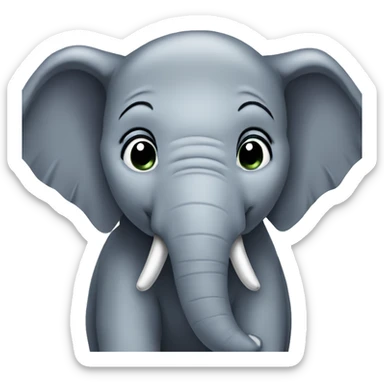 Elephant sticker