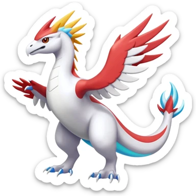 Latias-Reshiram-Gabite-Palkia-Fusion (full body) sticker