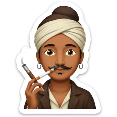 Desi hooka Haryana sticker