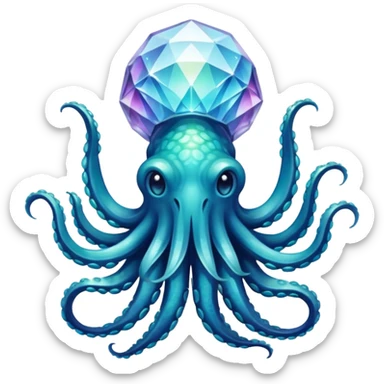 Crystal Kraken sticker
