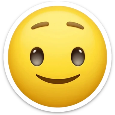 Yellow emoji face with attitude sticker