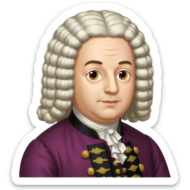 George Frideric Handel Composing sticker