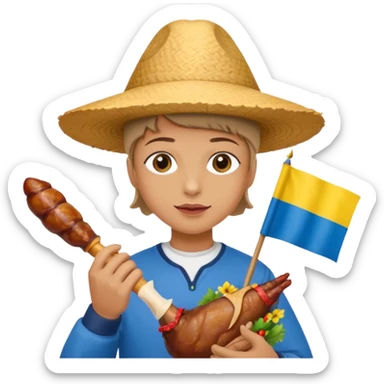 turkey ukraine flag sticker