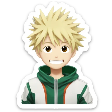 Katsuki Bakugo My Hero Academia  sticker