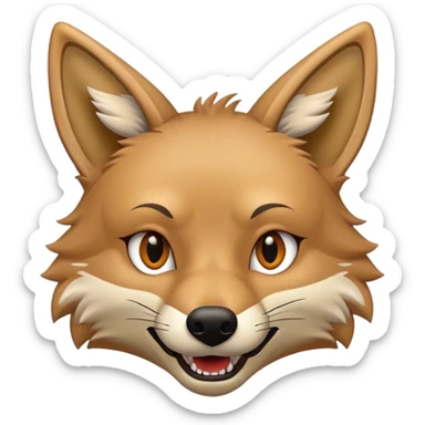 Coyote Wink sticker