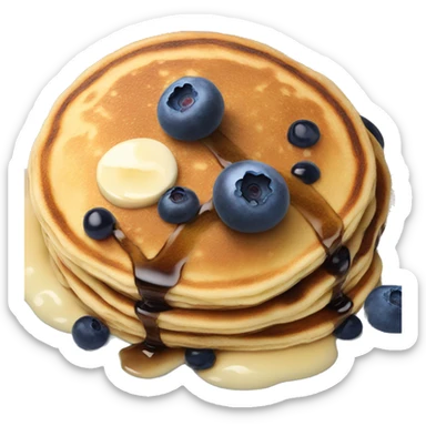 Blueberry pancakes  sticker