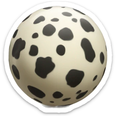 Dalmatian jasper sphere  sticker