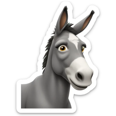 Donkey sticker