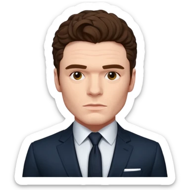 Richard Madden as his character in the Bodyguard TV series. sticker