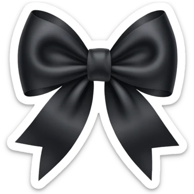 Lazo negro sticker