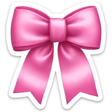 Pink bow  sticker