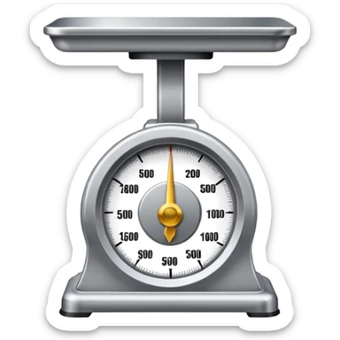 Market Scale Weight sticker