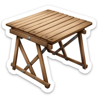 Camping Table sticker
