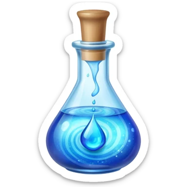 Potion – Glass vial filled  sticker