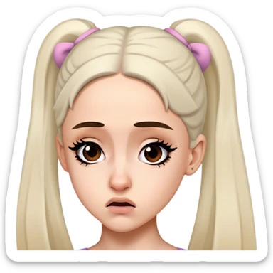 Annoyed Ariana grande  sticker