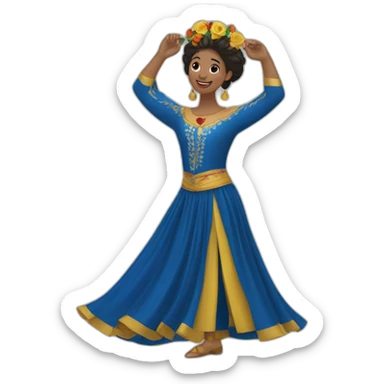 Asturias dancer  sticker
