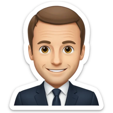 Macron sticker