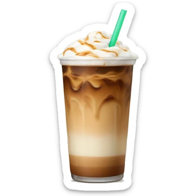iced latte  sticker