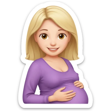 pregnant woman emoji sticker