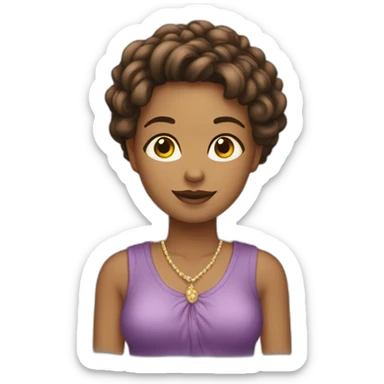 Beatifull woman sticker