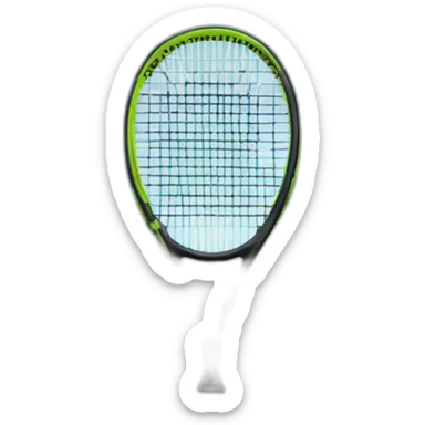 Tennis raquet sticker
