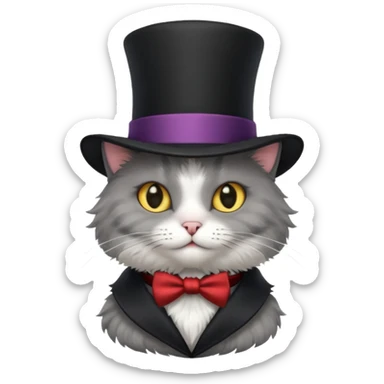 Кот маг sticker