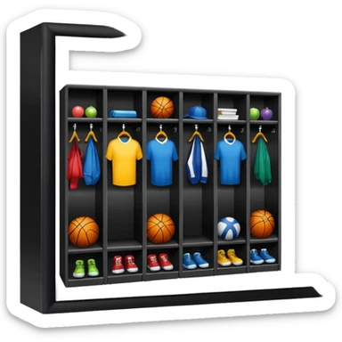 School Gym locker room sticker