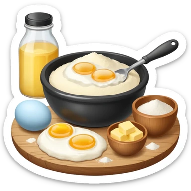 baking ingredients sticker