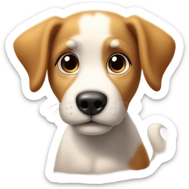 Haz un cachorro caminando por primera vez sticker