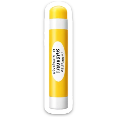 lip balm with label sticker