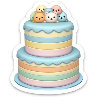 JELLYCAT CAKE sticker