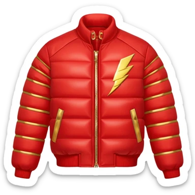  flashy streetwear jacket sticker