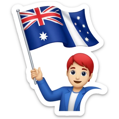 Australia flag sticker