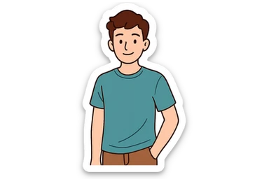 oddiy yigit orqa foni bo'lmasin sticker