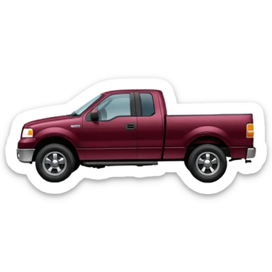 2004 F150 Burgundy sticker