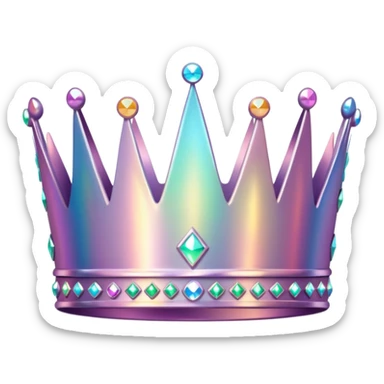 Y2K crown MCBLING  sticker