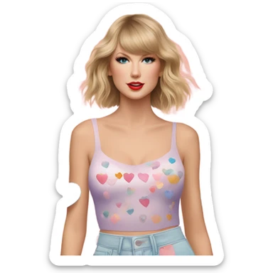 taylor swift lover alblum sticker