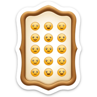 ciao mi serve un emoji simbolo dell'aprtura du opzioni a tendina personalizzata sticker