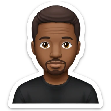 Stevie J, Record Producer (b.1973) with dark brown hair sticker