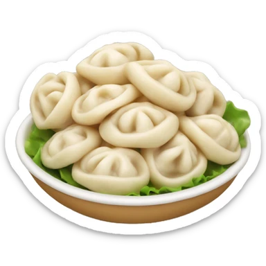 Pelmeni food sticker