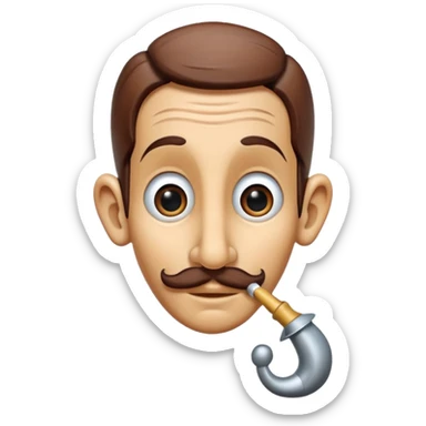 pinocchio long nose sticker