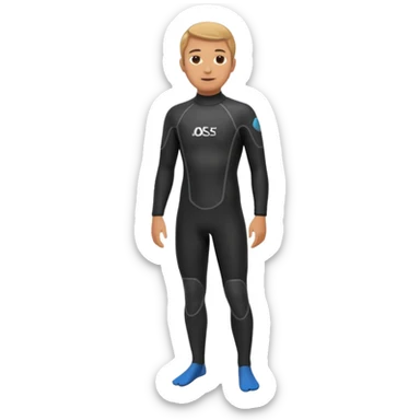 diver full body
 sticker