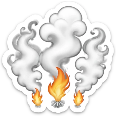 3 plumes blanches sticker