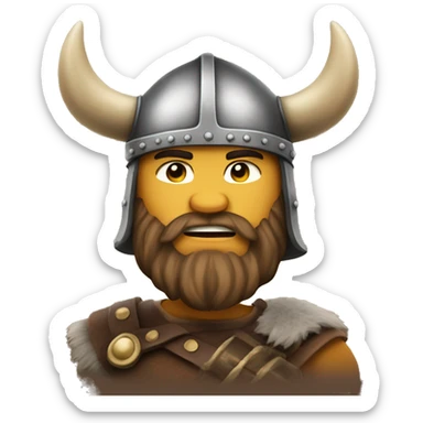 Viking musculoso  sticker