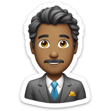 Persona con traje de baño sticker