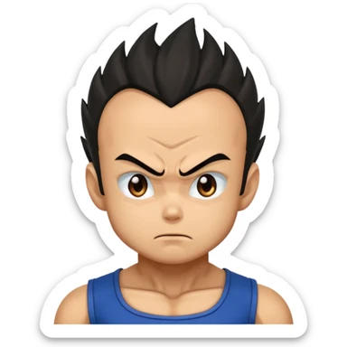 Vegeta cansado  sticker