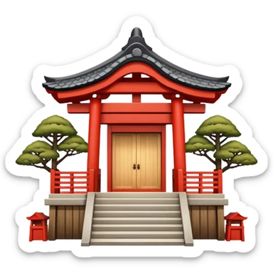 Shinto Shrine sticker