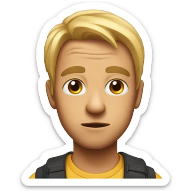 Emoji giving me a side-eye sticker