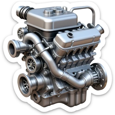 Toyota 2JZ turbo engine sticker